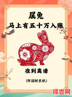 属兔2025年5月吉利日子 2025年属兔吉利日子-第1张图片