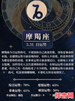 五月哪些星座运势最优,摩羯座今日运势解析-第1张图片 五月哪些星座运势最优,摩羯座今日运势解析-第1张图片