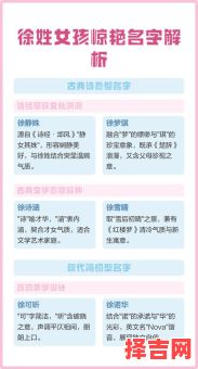 姓徐有气质的女孩名字有哪些 姓徐有气质的女孩名字-第1张图片 姓徐有气质的女孩名字有哪些 姓徐有气质的女孩名字-第1张图片