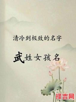 姓武女孩起什么名字 2026年属兔武姓女孩取名-第1张图片