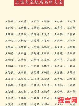 姓王的女孩带金字有哪些 王姓金水的女孩名字-第1张图片