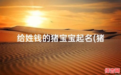 猪年女宝宝起名大全 2026猪宝宝名字女孩-第1张图片