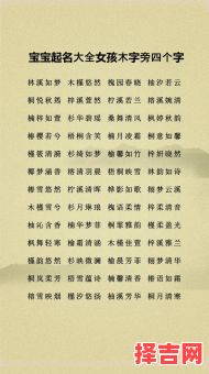 木五行的字 女孩 五行木字女孩子取名-第1张图片