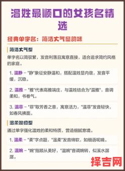 温姓女宝宝起名单字 兔年女孩温姓取名字-第1张图片