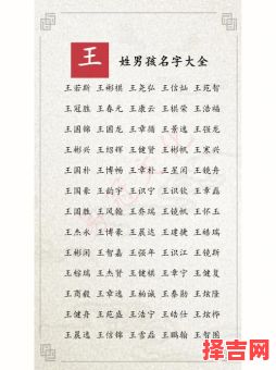 姓王兔年出生的男孩取名 王姓兔年女孩名字-第1张图片