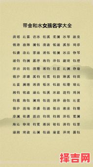 女孩取名水字旁 女孩起名水字旁的字-第1张图片 女孩取名水字旁 女孩起名水字旁的字-第1张图片