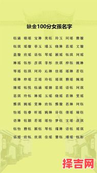 五行缺金最旺的女孩名字有哪些 五行缺金最旺的女孩名字-第1张图片