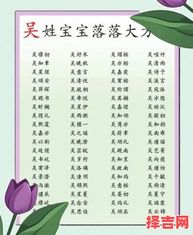 姓吴取名字女孩 吴姓取女孩名字-第1张图片