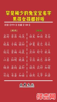 属兔女孩子取什么名字好听有内涵 属兔的女孩取什么名字好-第1张图片